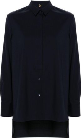 Numerootto long-sleeve shirt - women - Elastane/Wool - 44 - Blue