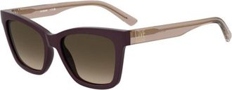 Love Moschino MOL096/S 0T7/HA Womens Sunglasses Purple Size 55
