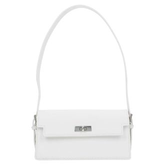 Estro & Luminara Leather Shoulder Bag - female - Estro - Shoulder Bags - White - ONE SIZE - Bags