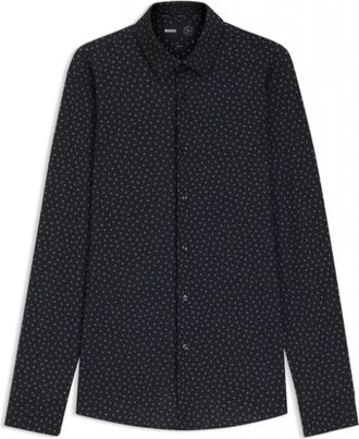 HUGO BOSS Hombre, Camisas, Negro, Talla: 2XL