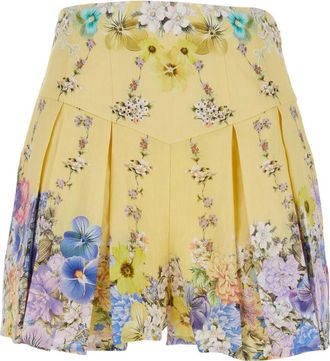 Camilla Darling Buds Corset Taille Korte Broek - Dames - Bermuda - Veelkleurig - S - Linnen - Korte Broeken