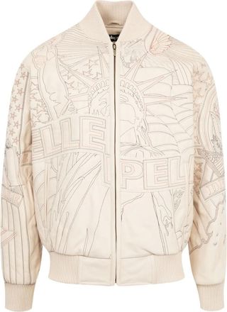 Who Decides War by Ev Bravado x PP Giacca in pelle Monument - Toni neutri