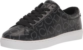 Calvin Klein Womens Gules Sneaker, Espresso Multi 200, 2 UK