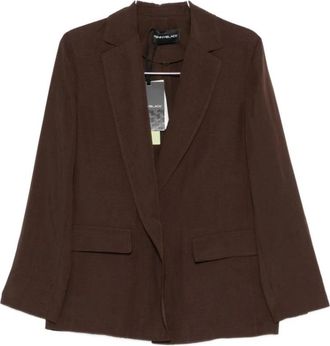 Pennyblack Pbbumido Blazer - Dames - Blazers - Bruin - XL - Leer - Jassen