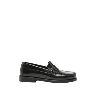 Vinny&rsquo;s Schoenen, Dames, Zwart, 37 EU, Leer, Frankie Leren Penny Loafers