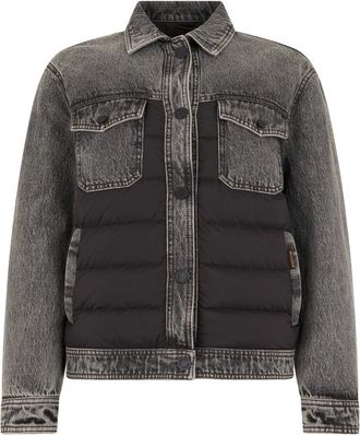 Moorer Denim Jacket - Dames - Jassen - Grijs - Maat: XS Denim