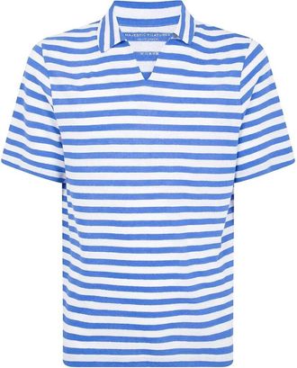 Majestic Stripes Polo Shirt