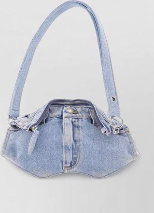 Alexander McQueen denim mini shoulder bag