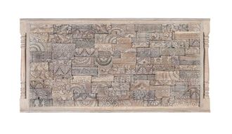 Giner&Colomer Cabecero fabricado en madera de roble reciclada 167 cm