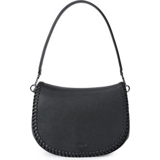 Oryany Bentley Leather Saddle Bag in Black at Nordstrom Rack