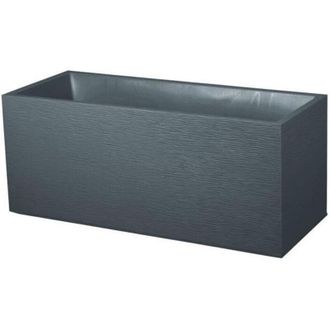 Eda Eda - Jarr&oacute;n De Flores Graphit - 99,5 X 39 X 43 Cm - 97,6 L - Gris Antracita
