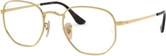 Ray-Ban Gouden Zonnebril - Heren - Brillen - Geel - 54 MM - Accessoires
