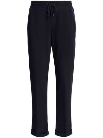 Etro Greca-trimmed track pants - Blue