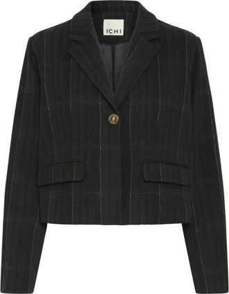 Ichi Ihkate Woolley Bl Jakker 20124665 - Dames - Blazers - Zwart - M - Jassen