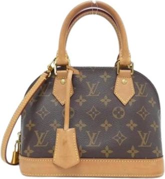 Louis Vuitton Pre-owned Handbags, female, Brown, Size: ONE SIZE Pre-owned Canvas Handbag