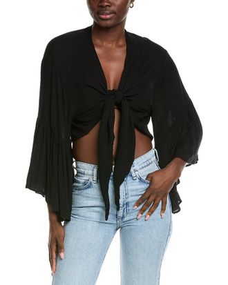 Elan Bell Sleeve Top