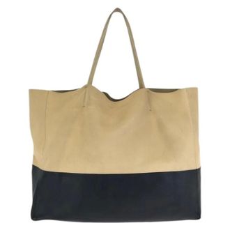 Celine Pre-owned Tote Bags, female, Multicolor, Size: ONE SIZE Pre-owned Horizontal Cabas Leather Tote Bag