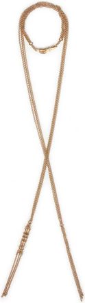 Chlo&eacute; Sjaal-stijl multi-ketting ketting - Dames - Kettingen - Geel - ONE Size - Accessoires