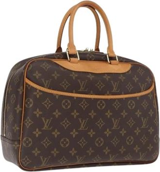 Louis Vuitton Pre-owned Canvas Handtas - Dames - Vintage Handtas - Bruin - ONE Size - Vintage