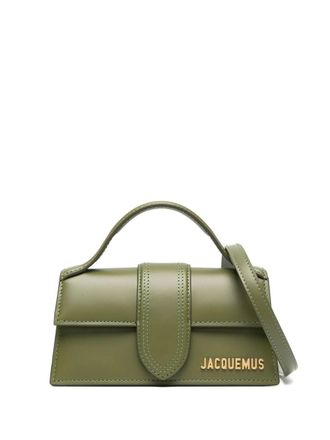 Jacquemus Borsa tote Le Bambino in pelle - Verde