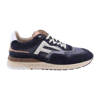 Floris Van Bommel Sneakers, male, Blue, 7 UK, Running Sneaker DE Runner 07.09