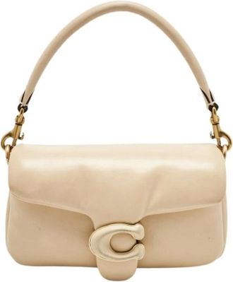 Coach Pre-owned Shoulder Bags, female, Beige, Size: ONE SIZE Pre-owned Shoulder Bag