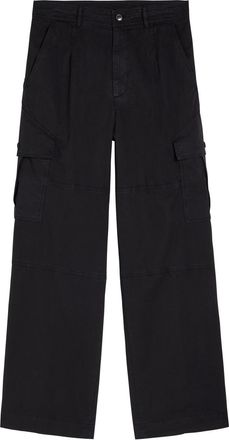 Dries Van Noten Wide-leg Stretch-cotton Trousers - Black - 52 (W36 / XL)