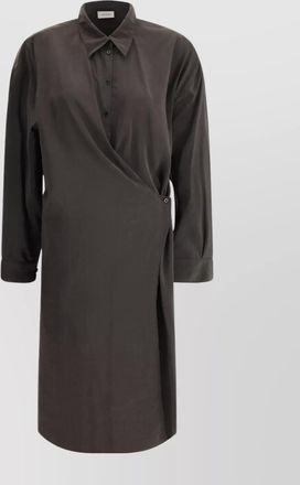 Christophe Lemaire long silk chemisier dress