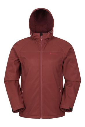 Mountain Warehouse Exodus Mens Softshell Jacket - Breathable & Water Resistant Rain Coat with Adjustable Fit & Side Pockets - For Spring Summer, Walking, Hiking & Travel
