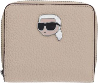 Karl Lagerfeld Wallets Cardholders - Dames - Portefeuilles - Beige - ONE Size - Accessoires
