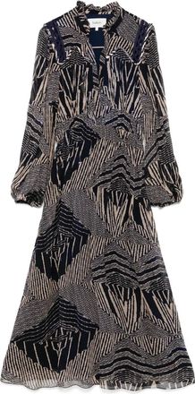 BA&SH Abito lungo Antal - Blu