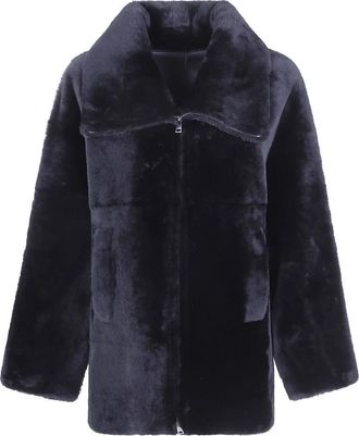 BLANCHA Faux Fur & Shearling Jassen - Dames - Jassen - Zwart - 2XS - Jassen