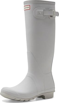 Hunter Original Tall Boots Womens Rain Boots Light Grey : 11 M, Rubber