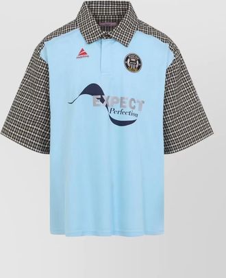 Martine Rose short sleeve polo shirt graphic print