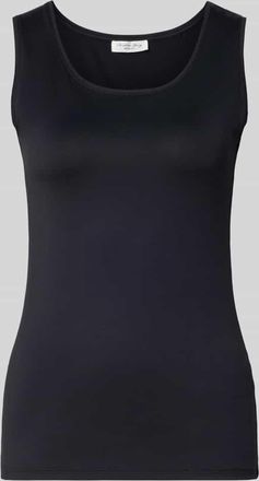 Christian Berg Slim Fit Top mit Rundhalsausschnitt in Black, Gr&ouml;&szlig;e XXL