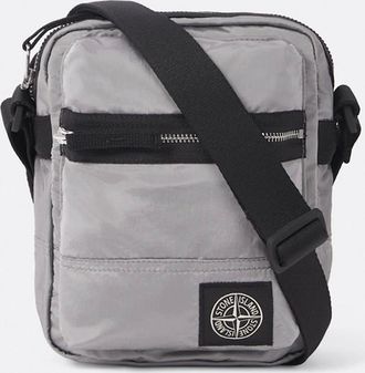 Stone Island Mens S0251 Crossbody Bag Grey - Size: OS