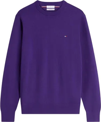 Tommy Hilfiger Heren, Truien, Paars, Maat: S Katoen