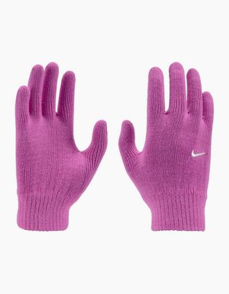 Nike Mens Nike Unisex Adult TG 2 Playful Knitted Swoosh Gloves - Pink/Multi - Size: L-XL