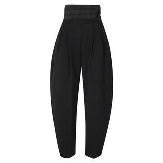 Andamane Tapered Trousers - Trousers - Mujer - Negro - XS