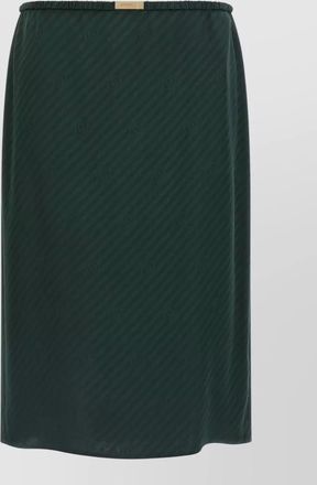 Gucci silk straight skirt