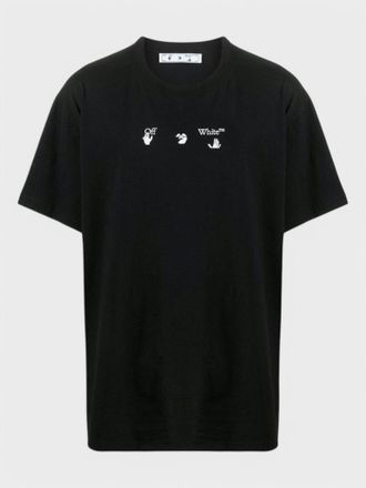 Off-white Mens Mad Cat T-Shirt Black/Green - Size X-Small