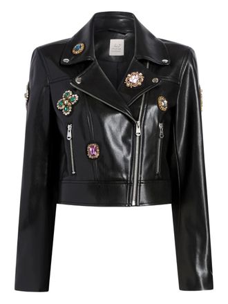 Cinq &agrave; Sept Baroque patches genevieve jacket - Black