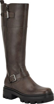 Guess Lynnie Knee High Boot in Dark Brown at Nordstrom, Size 7.5