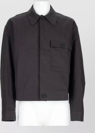 STUDIO NICHOLSON cotton single-breasted coat