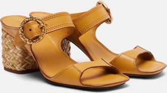 Zimmermann Mules Talia de piel