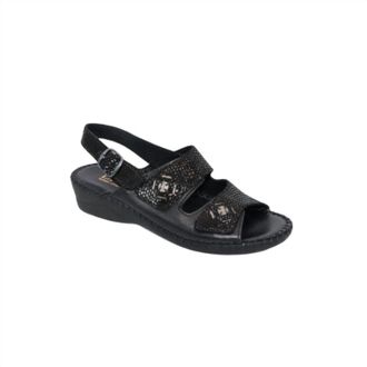 Eric Michael Womens Dusty Sandal In Black