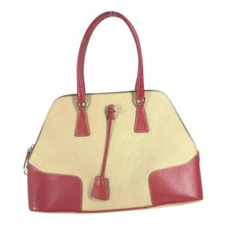 Prada Pre-owned Bn0081 Handtas - Dames - Pre-owned - Veelkleurig - Maat: ONE Size Leer