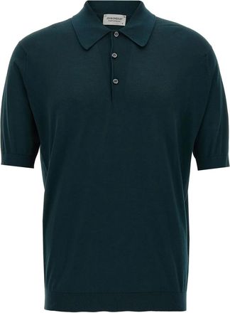 John Smedley Isis polo shirt - Green
