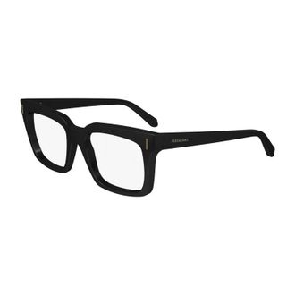 Ferragamo Eyeglasses Square Full Rim, Transparent Brown Frame And Clear Demo Lens Lens Sf2993232
