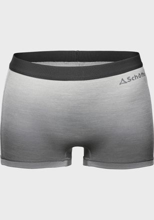 Sch&ouml;ffel Funktionshose SCH&Ouml;FFEL Merino Sport Boxershorts W, Damen, Gr. XL, Normalgr&ouml;ssen, grau (9645, grau), Oberstoff : 43% Lyocell 34% Wolle 23% Nylon, Hosen